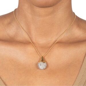 Solanales Crystal Pave Teardrop Necklace Alexis Bittar F26